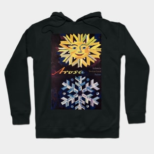 Arosa,Switzerland, Ski Travel Poster Hoodie